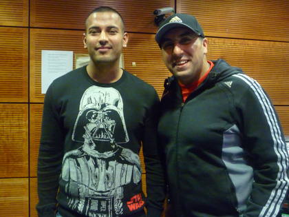 Dipps with new bhangra vocalist Garry Sandhu