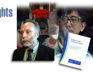 Montage of images relating to equality and rights