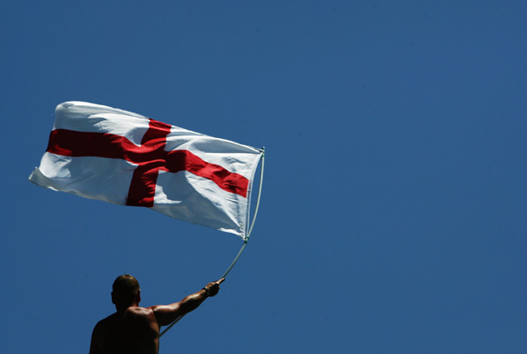 St George flag. Getty Images
