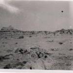 Just a little desert scene. Typical rough desert ground Gambut and Tobruk area.