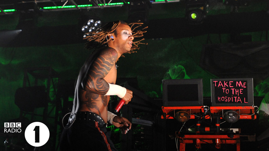 The Prodigy at on the main stage at Big Weekend