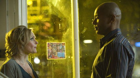 Trudi (Sharon Small) and Lucas (Sean Francis)