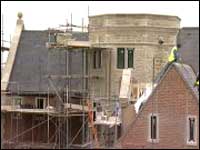 Country house being built