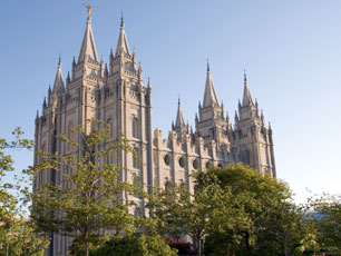 Mormon temple (Image: Legacy Images/iStockphoto) Mormon temple (Image: Legacy Images/iStockphoto)