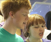 Stantonbury Campus students rehearse
