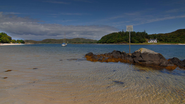 View of Morar Beach