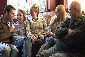 Alison's family is a very close and happy one that sticks together.