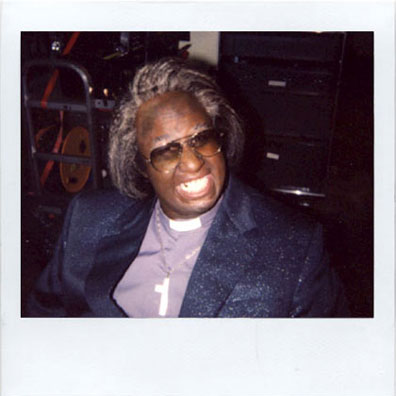 Matt Lucas make-up polaroid