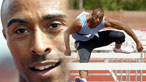 Colin Jackson in action