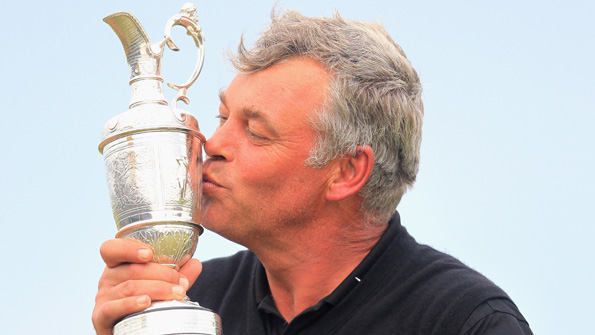 Darren Clarke wins the 2011 Open Championship at Sandwich (Getty Images)
