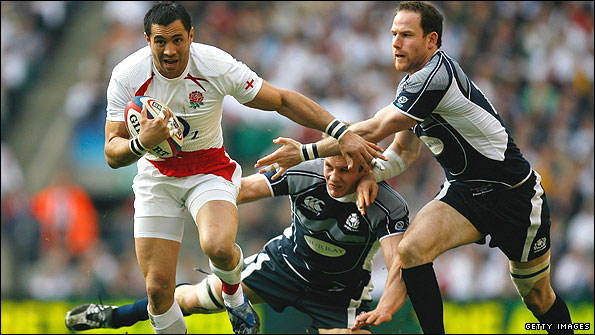 Riki Flutey made himself a strong Lions contender with another superb attacking display, against Scotland