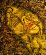 Resurrection painting by Dominica Vaughan 