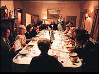 传统的英国晚宴