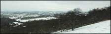 Malvern Hills in the snow