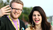 BBC Introducing's Huw Stephens with Marina Diamond