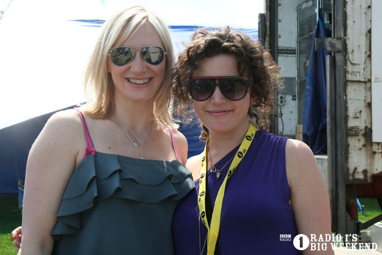 Annie Mac backstage