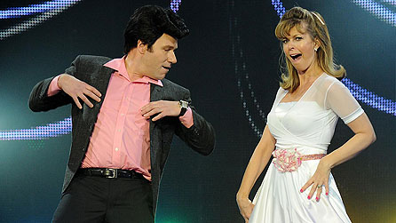 Kate Garraway and Richard Arnold in Let's Dance For Sport Relief (image: Whizz Kid/BBC)