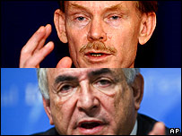 Robert Zoellick and Dominique Strauss-Kahn