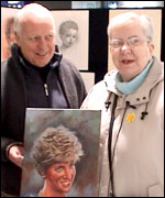 Jo Dobson and artist