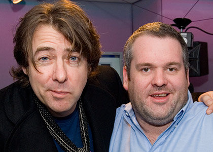 Jonathan Ross and Lenny Henry