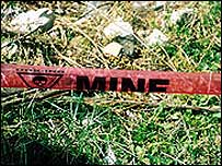 بارودی سرنگ کے خطرے کا نشان