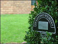 A 'memory memorial' in a plant pot