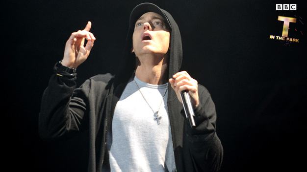 Eminem at T In The Park 2010