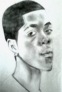 A very old drawing of one of my favourite UK MCs - Chipmunk