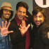 Bobby and Nihal with Gurdas Mann
