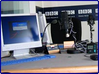 Studio české redakce BBC