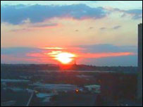 View from the roof of BBC Radio Stoke