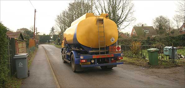 Heating oil delivery