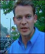 Morland Sanders in action