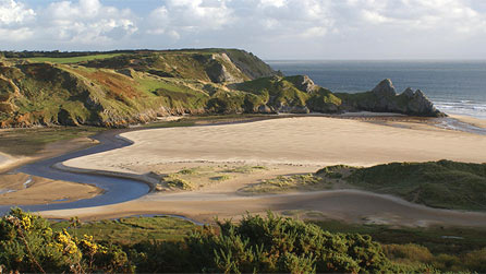 Three Cliffs Bay by Ian