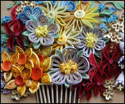 Quilled basket