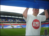 Ian Cheeseman at the Reebok Stadium