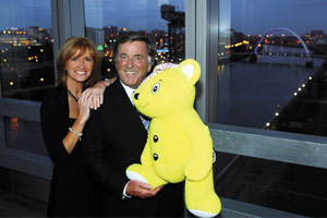 Terry Wogan and Jackie Bird at the Children In Need Dinner, Pacific Quay
