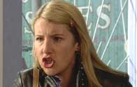 Jo gives Ray a piece of her mind when he teases her.