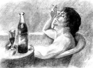 Drawing of Johnny Depp