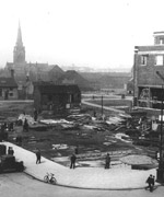 The Regal Cinema building site, 1933
