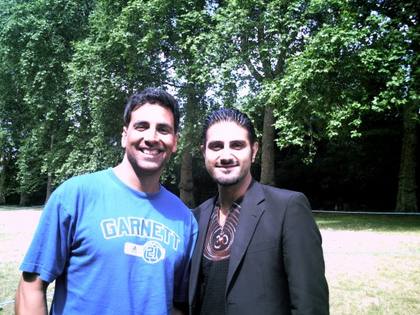 Pablo shares a joke with Akshay Kumar