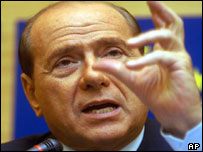 Italský premiér Silvio Berlusconi