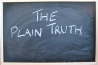 The Plain Truth