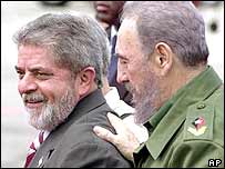 Lula deve se encontrar com FHC, Castro não deve comparecer