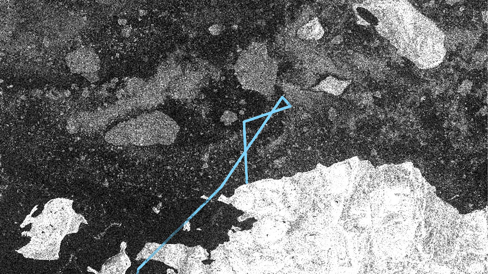 Beating a retreat from the closing ice