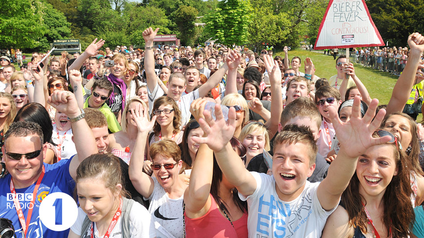 Photos of the Radio 1's Big Weekend audience on Saturday