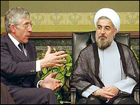 روحانی و جک استرا وزير خارجه بريتانيا