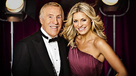 Bruce Forsyth and Tess Daly
