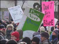 Montreal'deki göstericiler