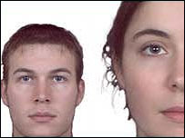 چهره زن و مرد